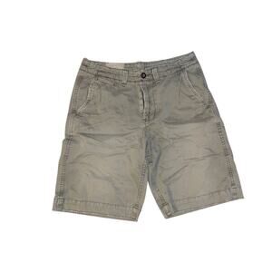 American Eagle Outfitters Longer Length Cargo Chino Shorts 100% Cotton Size 32